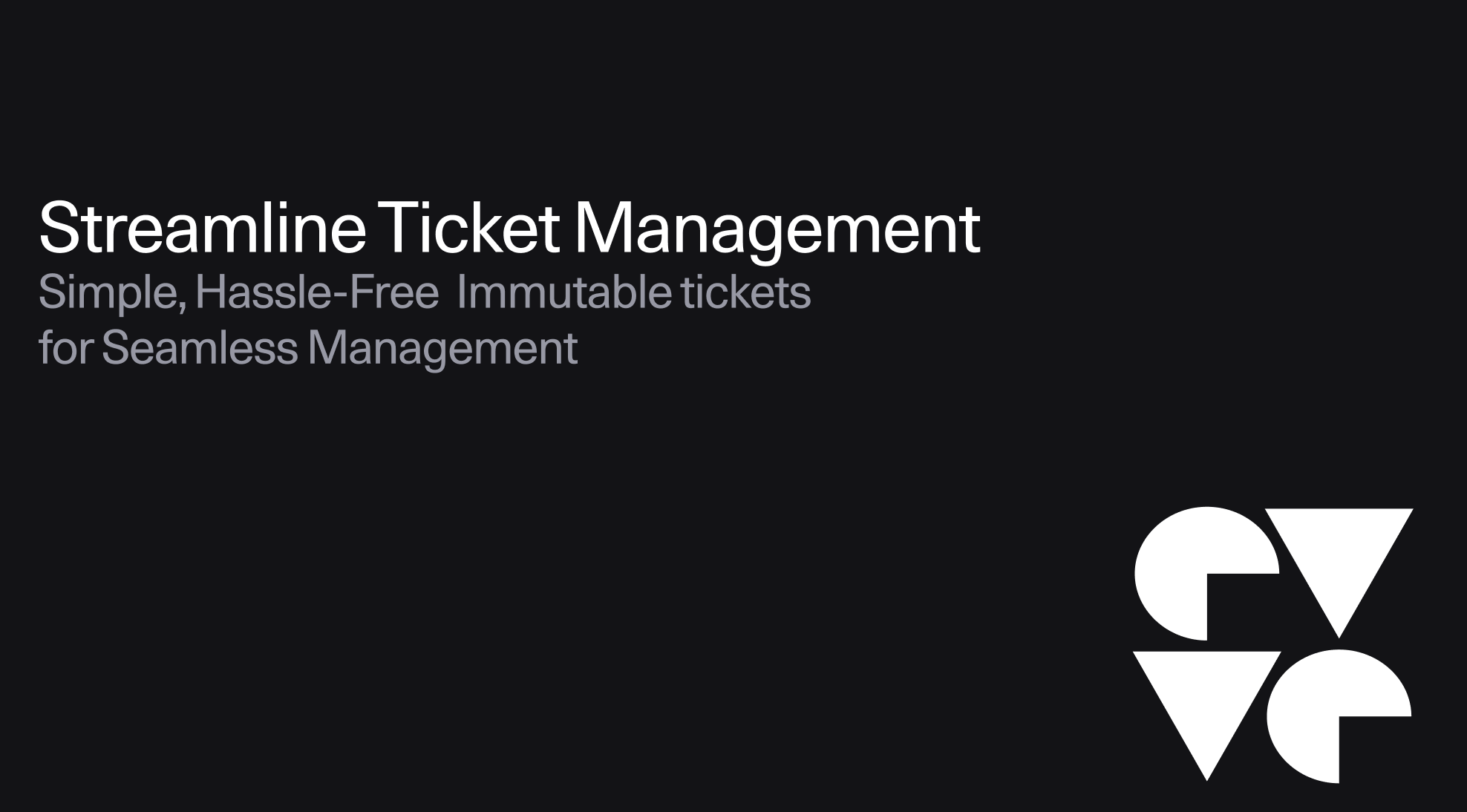 Ticket Immutability screenshot