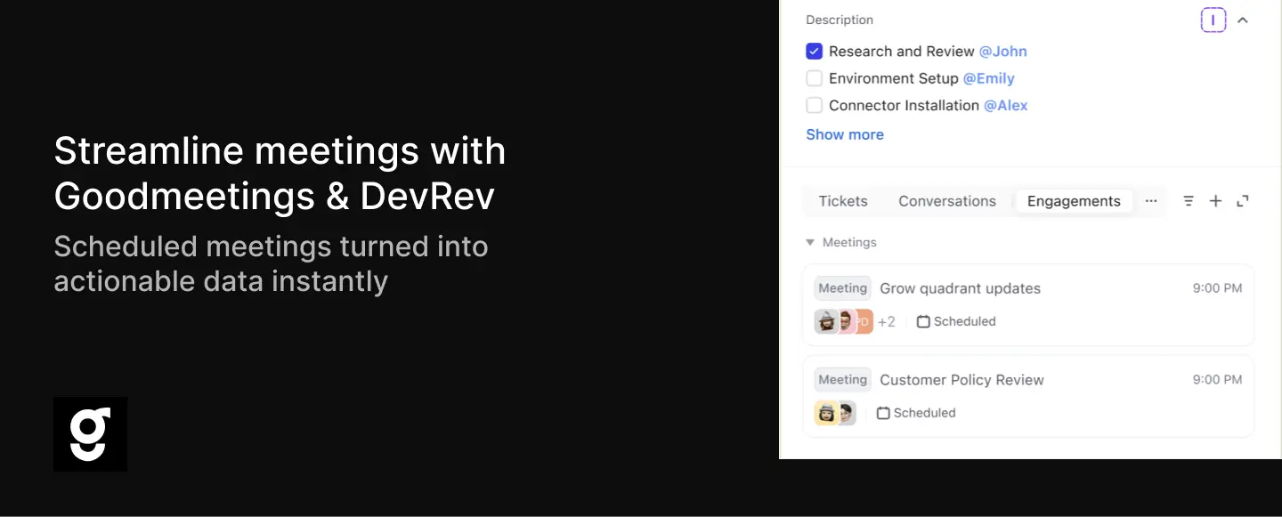 Goodmeetings screenshot